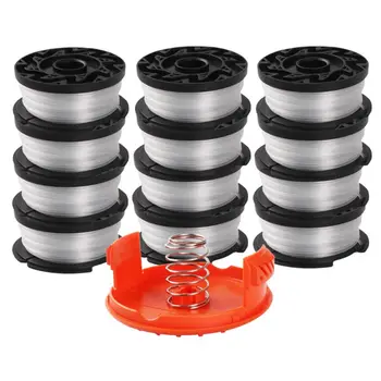 Line String Trimmer Replacement Spool,30ft 0.065" Autofeed String Trimmer Line Replacement Spool for Black+Decker String Trimmer 
Line String Trimmer Replacement Spool,30ft 0.065" Autofeed String Trimmer Line Replacement Spool for Black+Decker String Trimmer