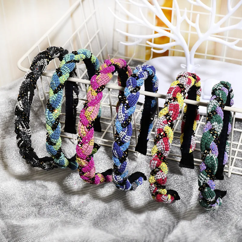 CN Hair Accessories Vintage Braided Headband for Women Ribbon Knotted Hairband Girl Hair Hoop
CN Hair Accessories Vintage Braided Headband for Women Ribbon Knotted Hairband Girl Hair Hoop