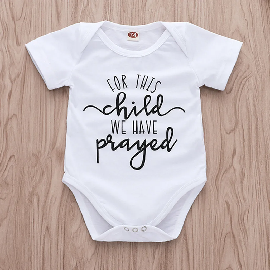 newborn baby girl clothes summer Kid Baby Girls Boys Letter Print Romper Bodysuit Clothes Summer ensemble fille vestido infantil
newborn baby girl clothes summer Kid Baby Girls Boys Letter Print Romper Bodysuit Clothes Summer ensemble fille vestido infantil