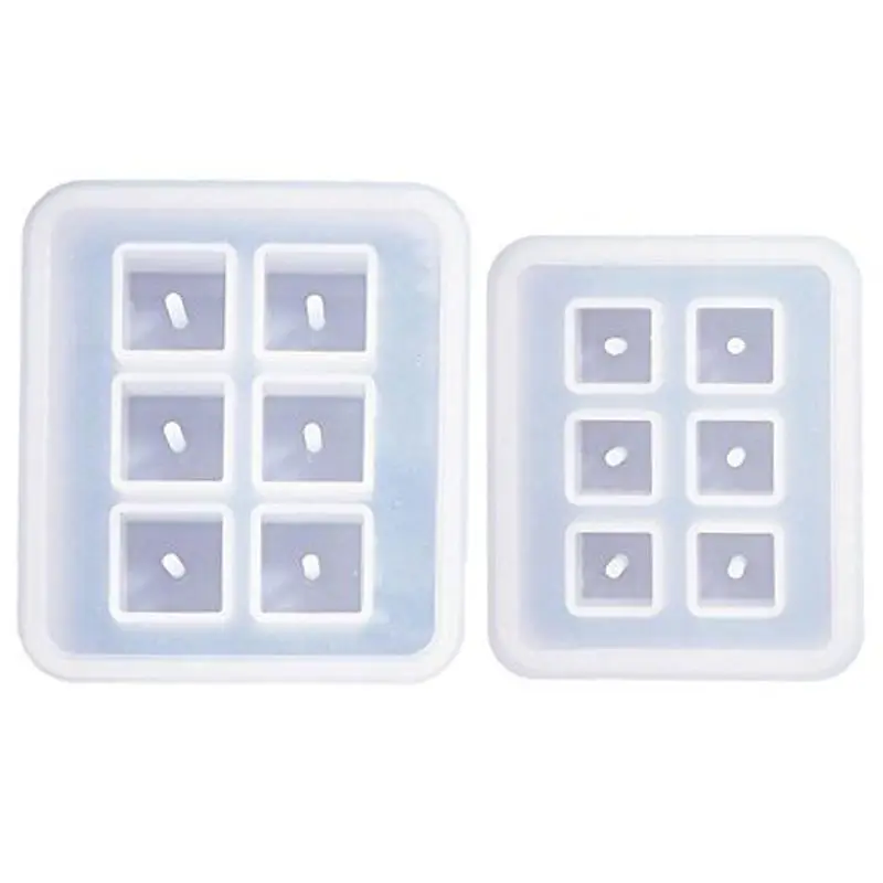 2pcs Cubic Design Silicone Bead Molds with Holes Square Epoxy Mold for ,Polymer Clay,Soap Making, Cabochon Gemstone Crafting P
2pcs Cubic Design Silicone Bead Molds with Holes Square Epoxy Mold for ,Polymer Clay,Soap Making, Cabochon Gemstone Crafting P