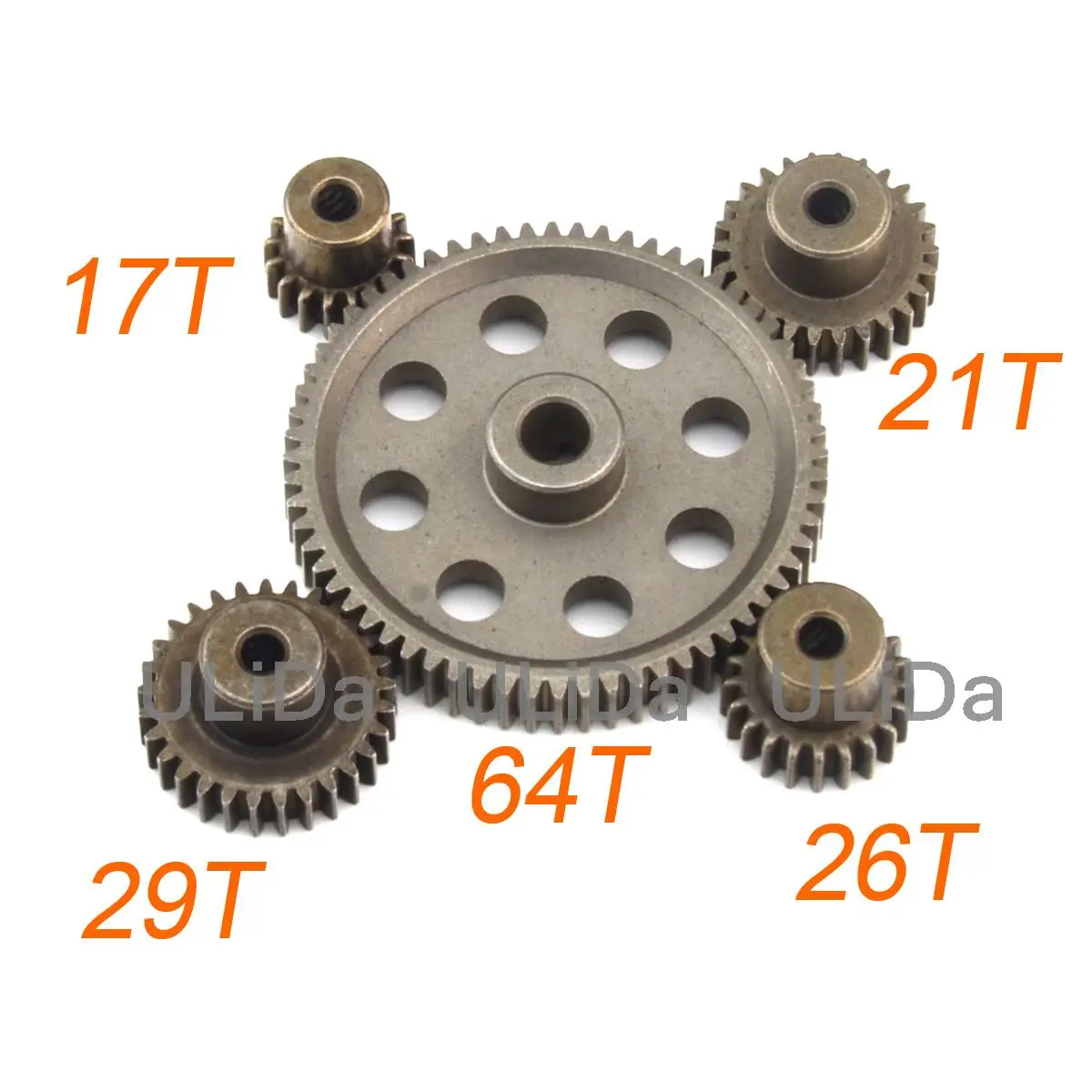 11184 Steel Metal Spur Diff Differential Main Gear 5MM 64T Motor Pinion Gears 3.17MM 17T 21T 26T 11119 11181 11176 11189 HSP Car
11184 Steel Metal Spur Diff Differential Main Gear 5MM 64T Motor Pinion Gears 3.17MM 17T 21T 26T 11119 11181 11176 11189 HSP Car