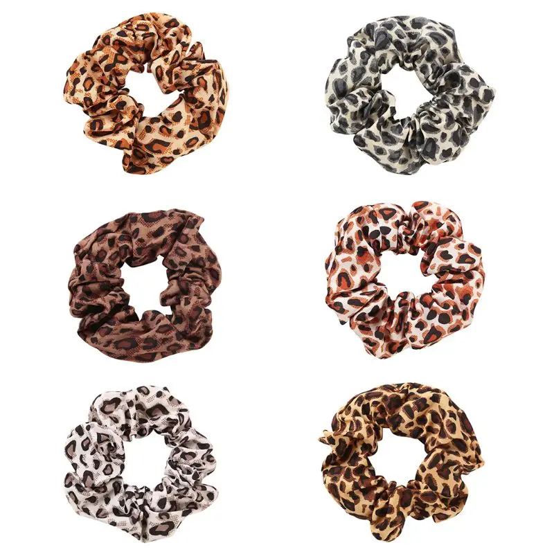 Women Chiffon Fabric Large Intestine Hair Rope Boho Vintage Colored Leopard Digital Printing Ponytail Holder Ruched Elastic
Women Chiffon Fabric Large Intestine Hair Rope Boho Vintage Colored Leopard Digital Printing Ponytail Holder Ruched Elastic