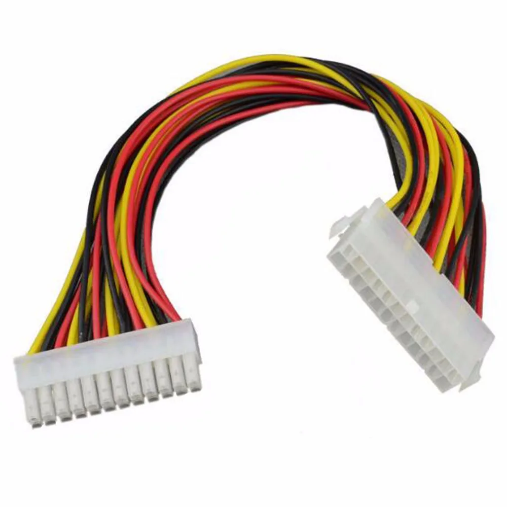 5pcs ATX 24pin power supply extension cable 24Pin Male to Female Power Supply Extension Cable | Электроника