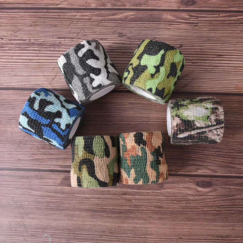 Self-adhesive Camo Stretch Bandage 5CM*4.5M Tactical Non-woven Protective Camouflage Tape For Rifle Gun Flashlight Camo Tape
Self-adhesive Camo Stretch Bandage 5CM*4.5M Tactical Non-woven Protective Camouflage Tape For Rifle Gun Flashlight Camo Tape