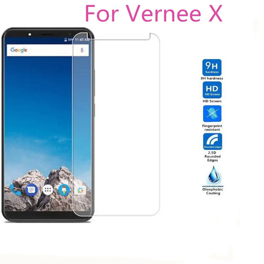 Фото 2.5D 9H Tempered Glass For Vernee X Phone Screen Protector Explosion-proof LCD Protective | Мобильные телефоны и