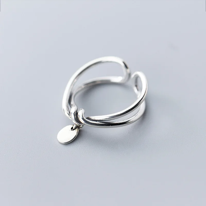 1PC REAL.925 Sterling Silver fINE jEWELRY 2ROWS Criss Cross Twisted Crossed &ROUND COIN Ring GTLJ1666
1PC REAL.925 Sterling Silver fINE jEWELRY 2ROWS Criss Cross Twisted Crossed &ROUND COIN Ring GTLJ1666