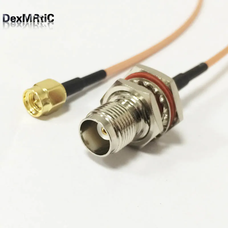 New SMA Male Switch TNC Female bulkhead nut jumper Cable RG316 15CM 6" Adapter Wholesale Fast Ship for wifi router
New SMA Male Switch TNC Female bulkhead nut jumper Cable RG316 15CM 6" Adapter Wholesale Fast Ship for wifi router