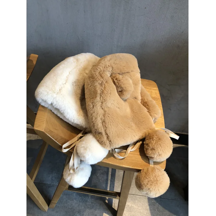 Winter Bear Ears Fur Hat Cute Warm and Windproof Ear Protection Hat Ball Lolita Girl Faux Fur Women Hat Gorros Mujer Invierno
Winter Bear Ears Fur Hat Cute Warm and Windproof Ear Protection Hat Ball Lolita Girl Faux Fur Women Hat Gorros Mujer Invierno