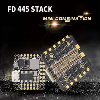 HGLRC FD445 Stack FD F4 Flight Control FD45A 4 In 1 BLHeli_32 2-6S Lipo 45A Brushless ESC 20x20mm High Output Power
HGLRC FD445 Stack FD F4 Flight Control FD45A 4 In 1 BLHeli_32 2-6S Lipo 45A Brushless ESC 20x20mm High Output Power
