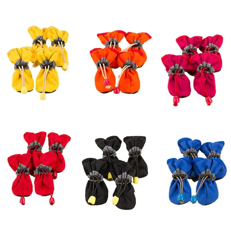 6 Sizes 4 pcs/set Fashionable Dog Shoes Dog Cat Rain Protective Boots Waterproof Puppy Pet Anti-Slip Shoes Booties Random Color
6 Sizes 4 pcs/set Fashionable Dog Shoes Dog Cat Rain Protective Boots Waterproof Puppy Pet Anti-Slip Shoes Booties Random Color