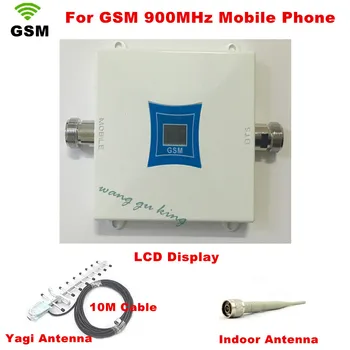 LCD Display !!! GSM 900Mhz Mobile Phone Signal Booster , GSM Signal Repeater , Cell Phone Amplifier + Yagi Antenna with Cable
LCD Display !!! GSM 900Mhz Mobile Phone Signal Booster , GSM Signal Repeater , Cell Phone Amplifier + Yagi Antenna with Cable