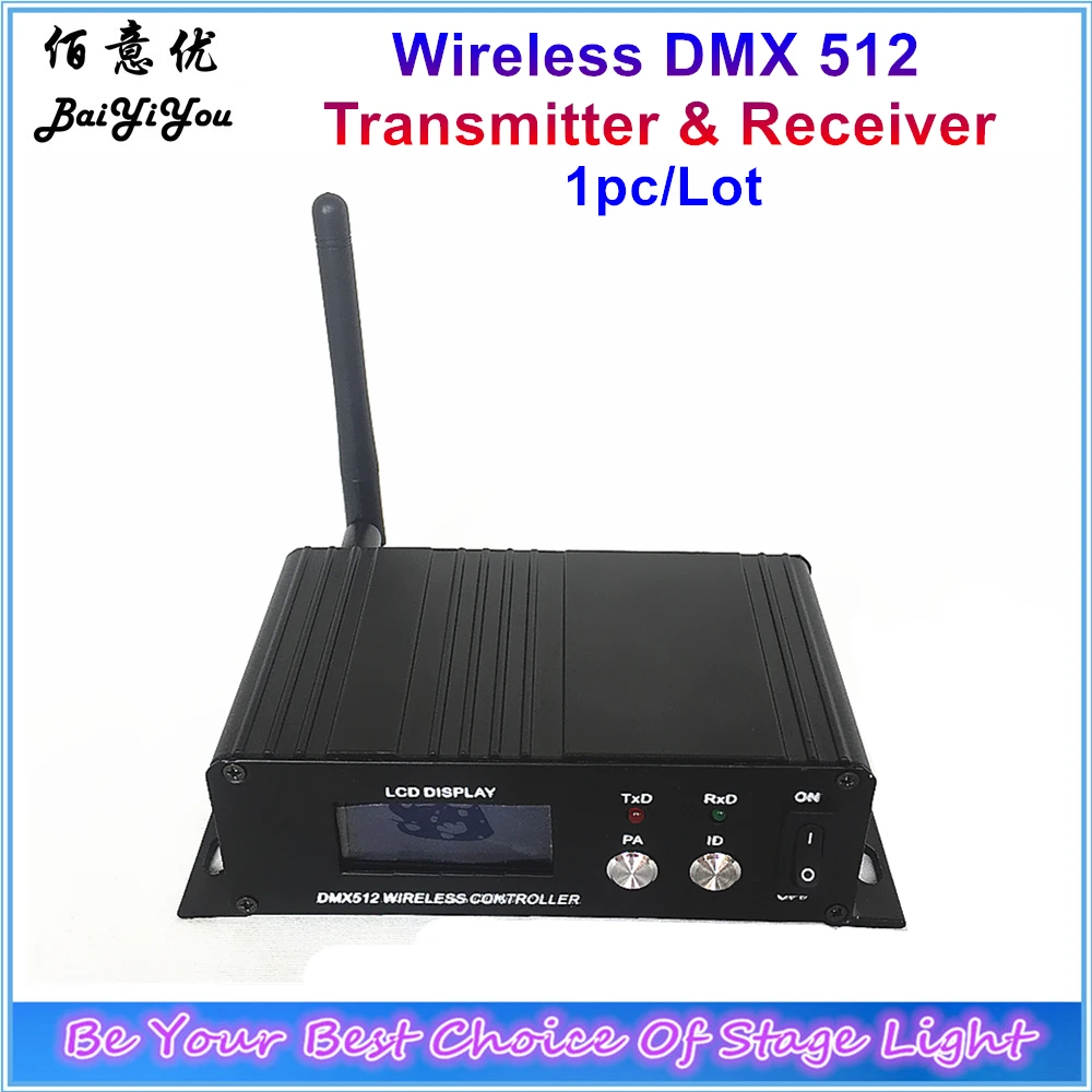 1X DHL 2.4G Wireless DMX 512 Transmitter & Receiver 2 In1 Controller LCD Display Repeater Disco Led Par Stage Light Controller
1X DHL 2.4G Wireless DMX 512 Transmitter & Receiver 2 In1 Controller LCD Display Repeater Disco Led Par Stage Light Controller