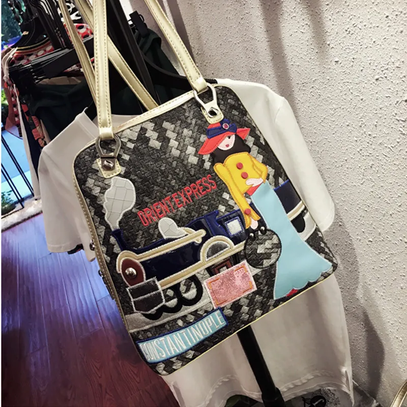 Shoulder Bag New Stitch Contrast Multi-function Backpack Joker Compilation Shoulder Bag Simple Small Fresh Large capacity Backpa
Shoulder Bag New Stitch Contrast Multi-function Backpack Joker Compilation Shoulder Bag Simple Small Fresh Large capacity Backpa