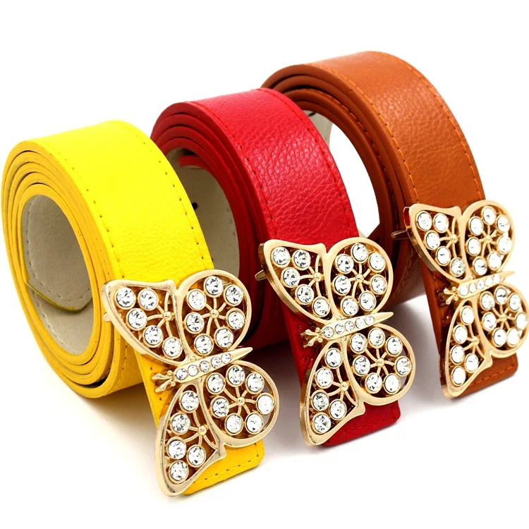 2019 Fashion Lady Sweet Candy Color Butterfly Button Elegant Women Belt Luxury Brand Designer Belt for Female Festival Gift
2019 Fashion Lady Sweet Candy Color Butterfly Button Elegant Women Belt Luxury Brand Designer Belt for Female Festival Gift