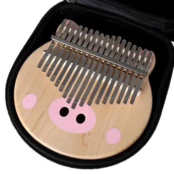 Cartoon Pig Shaped 17 Keys Kalimba Mbira Calimba Maple Wood Thumb Piano Finger Percussion Professional Body Musical Instruments
Cartoon Pig Shaped 17 Keys Kalimba Mbira Calimba Maple Wood Thumb Piano Finger Percussion Professional Body Musical Instruments