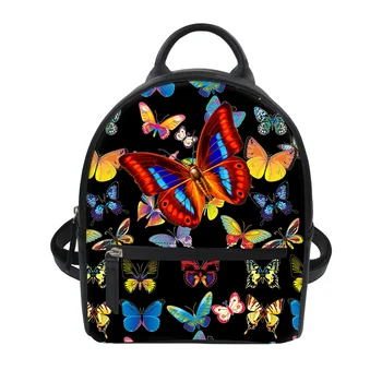 FORUDESIGNS Colorful Butterfly Retro Mini Backpack Women Backpacks School Bags for Girls PU Leather Travel Shoulder Bag Stylish
FORUDESIGNS Colorful Butterfly Retro Mini Backpack Women Backpacks School Bags for Girls PU Leather Travel Shoulder Bag Stylish