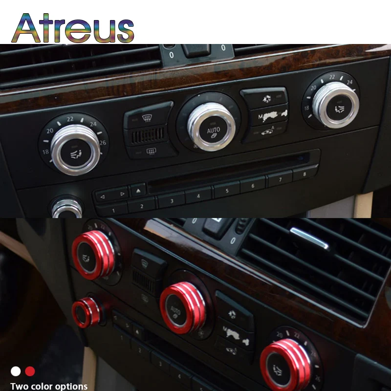 Aluminum Alloy Volume Control Knob Air conditioning CD control panel decoration for BMW e60 5 series 2004-2010 accessories
Aluminum Alloy Volume Control Knob Air conditioning CD control panel decoration for BMW e60 5 series 2004-2010 accessories