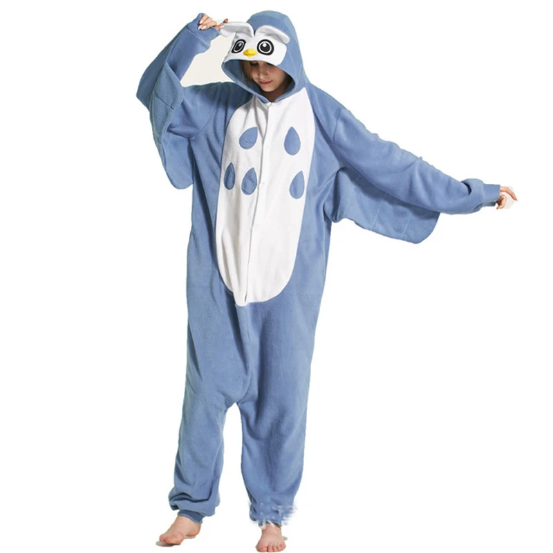 Cosplay Owl Onesies Adult Costume Blue Fleece For Women Pajamas Kigurumi Batwing Winter Sleepwear For Halloween Animal Pijamas
Cosplay Owl Onesies Adult Costume Blue Fleece For Women Pajamas Kigurumi Batwing Winter Sleepwear For Halloween Animal Pijamas