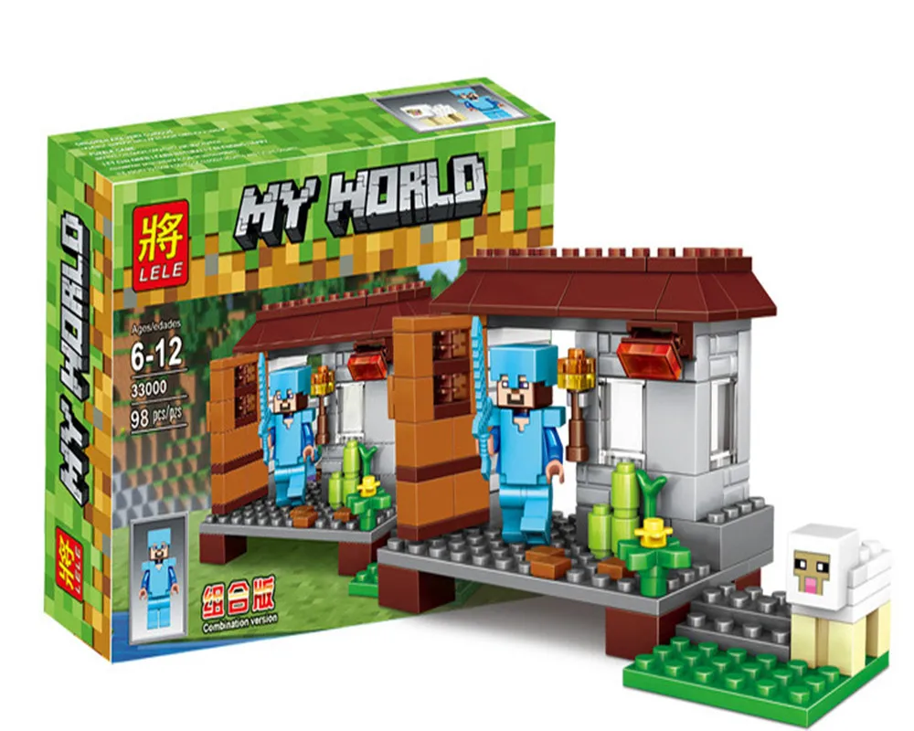 Building Blocks Construction Figures Farm Village Set Minecrafted My World Compatible With Legoe Toys Enlighten For Children
Building Blocks Construction Figures Farm Village Set Minecrafted My World Compatible With Legoe Toys Enlighten For Children