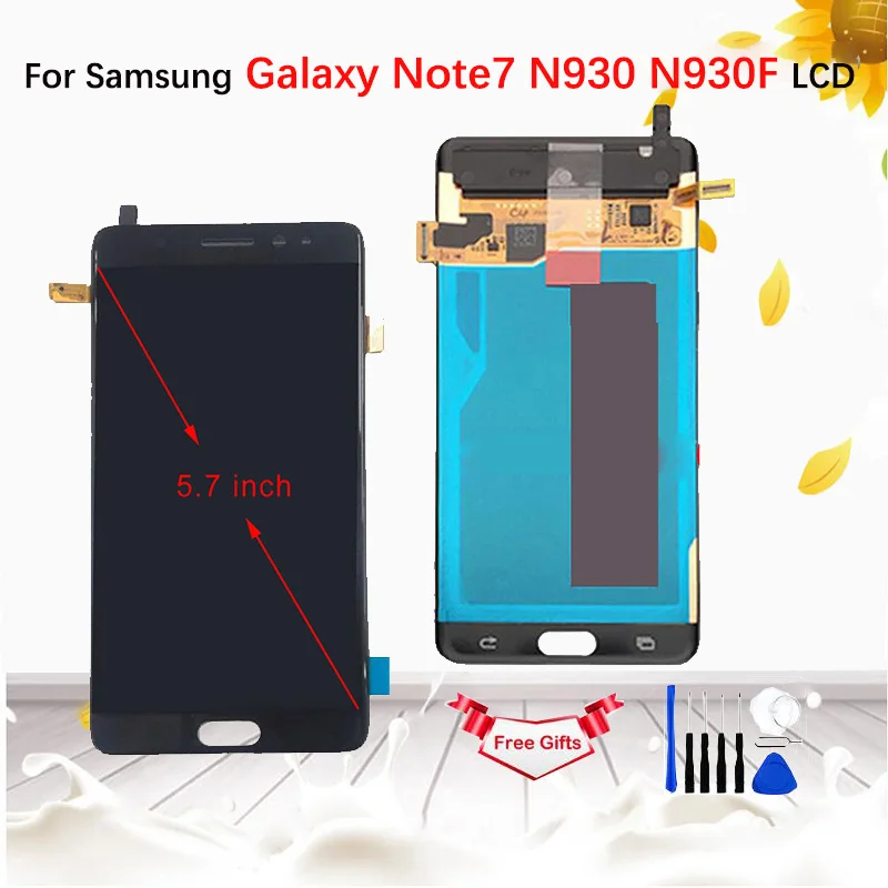 5.7"AMOLED LCD For Samsung Galaxy Note7 Note 7 FE N930 N930F LCD Display touch screen digitizer Assembly For Samsung Note 7
5.7"AMOLED LCD For Samsung Galaxy Note7 Note 7 FE N930 N930F LCD Display touch screen digitizer Assembly For Samsung Note 7