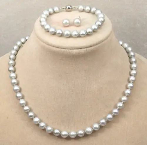 Hot sell Noble- Miss charm Jew.583 hot genuine 9-10MM south sea gray pearl necklace bracelet earring stud set (A0423)
Hot sell Noble- Miss charm Jew.583 hot genuine 9-10MM south sea gray pearl necklace bracelet earring stud set (A0423)