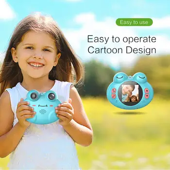 Kuulee Cute Cartoon Frog Shaped Digital Camera Portable Anti-Shake Rechargeable Kids Camera for Girls Boy
Kuulee Cute Cartoon Frog Shaped Digital Camera Portable Anti-Shake Rechargeable Kids Camera for Girls Boy