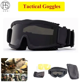 Tactical Glasses Military Goggles UV400 Protection Men Airsoft Shooting Hunting Outdoor Wargame CS Ballistic Windproof Eyewear
Tactical Glasses Military Goggles UV400 Protection Men Airsoft Shooting Hunting Outdoor Wargame CS Ballistic Windproof Eyewear