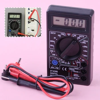 DT-830B LCD Digital Multimeter Voltmeter Ammeter Ohmmeter Volt AC DC Tester Meter Tool
DT-830B LCD Digital Multimeter Voltmeter Ammeter Ohmmeter Volt AC DC Tester Meter Tool