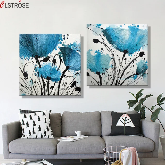 CLSTROSE Modern Abstract Blue Flower Ink Painting 3 Pcs Lotus Flower Cuadros Decoratives On Canvas Wall Picture For Living Room
CLSTROSE Modern Abstract Blue Flower Ink Painting 3 Pcs Lotus Flower Cuadros Decoratives On Canvas Wall Picture For Living Room