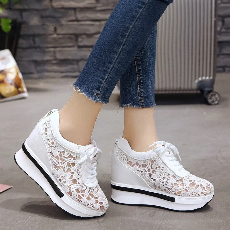 Dropshipping Mesh Breathable Shoes Woman Platform Heels Casual Shoes Women 2019 Wedges Platform for Women Chaussures Femme Shoes
Dropshipping Mesh Breathable Shoes Woman Platform Heels Casual Shoes Women 2019 Wedges Platform for Women Chaussures Femme Shoes