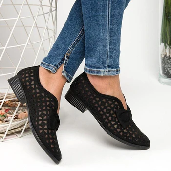 Women Shoes Loafers Butterfly-knot Pointed Toe Shoes Leather Flat Ladies Casual Platform Sapatos Feminino Mocasines Mujer
Women Shoes Loafers Butterfly-knot Pointed Toe Shoes Leather Flat Ladies Casual Platform Sapatos Feminino Mocasines Mujer
