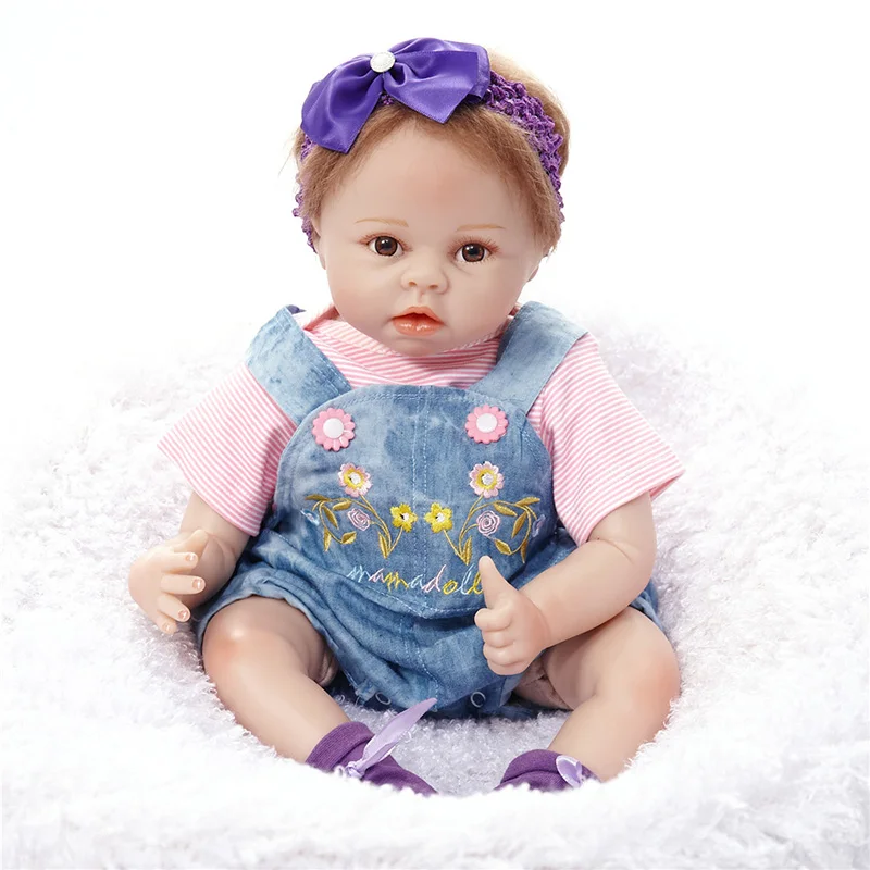 Silicone Reborn Baby Doll 55cm Lifelike Baby Reborn Toys for Kid's Birthday Gift Baby Dolls Bebe Brinquedos SB5516 Reborn Boneca
Silicone Reborn Baby Doll 55cm Lifelike Baby Reborn Toys for Kid's Birthday Gift Baby Dolls Bebe Brinquedos SB5516 Reborn Boneca