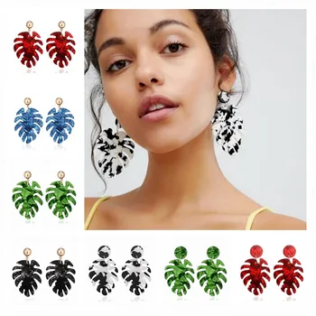 Bohemian Tree Leaves Print Acrylic Drop Earrings Statement Women Fashion Plant Luxury Acetate Long Pendant Leaf Jewelry
Bohemian Tree Leaves Print Acrylic Drop Earrings Statement Women Fashion Plant Luxury Acetate Long Pendant Leaf Jewelry