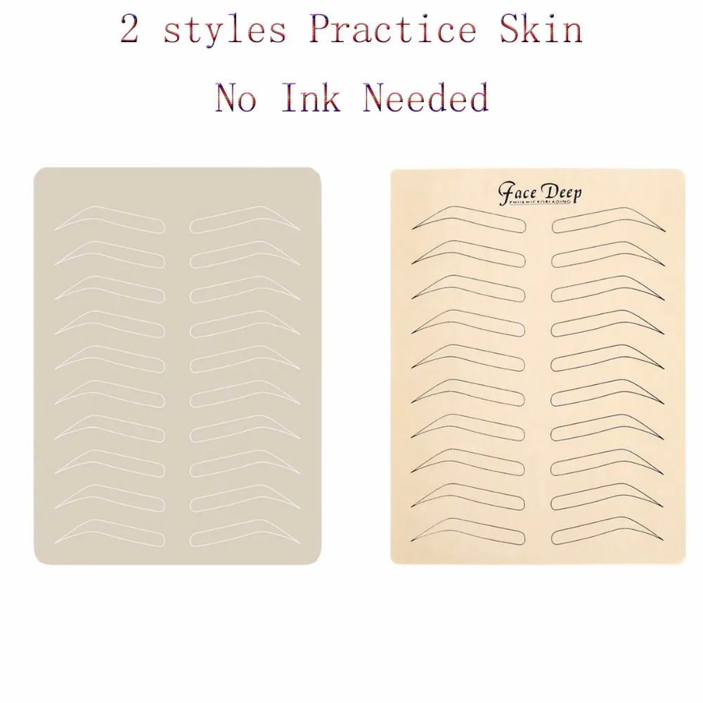 2 styles Private Label Microblading Latex Eyebrow lnkless Practice Skin Permanent Makeup Eyebrow Training Skin Free practice
2 styles Private Label Microblading Latex Eyebrow lnkless Practice Skin Permanent Makeup Eyebrow Training Skin Free practice
