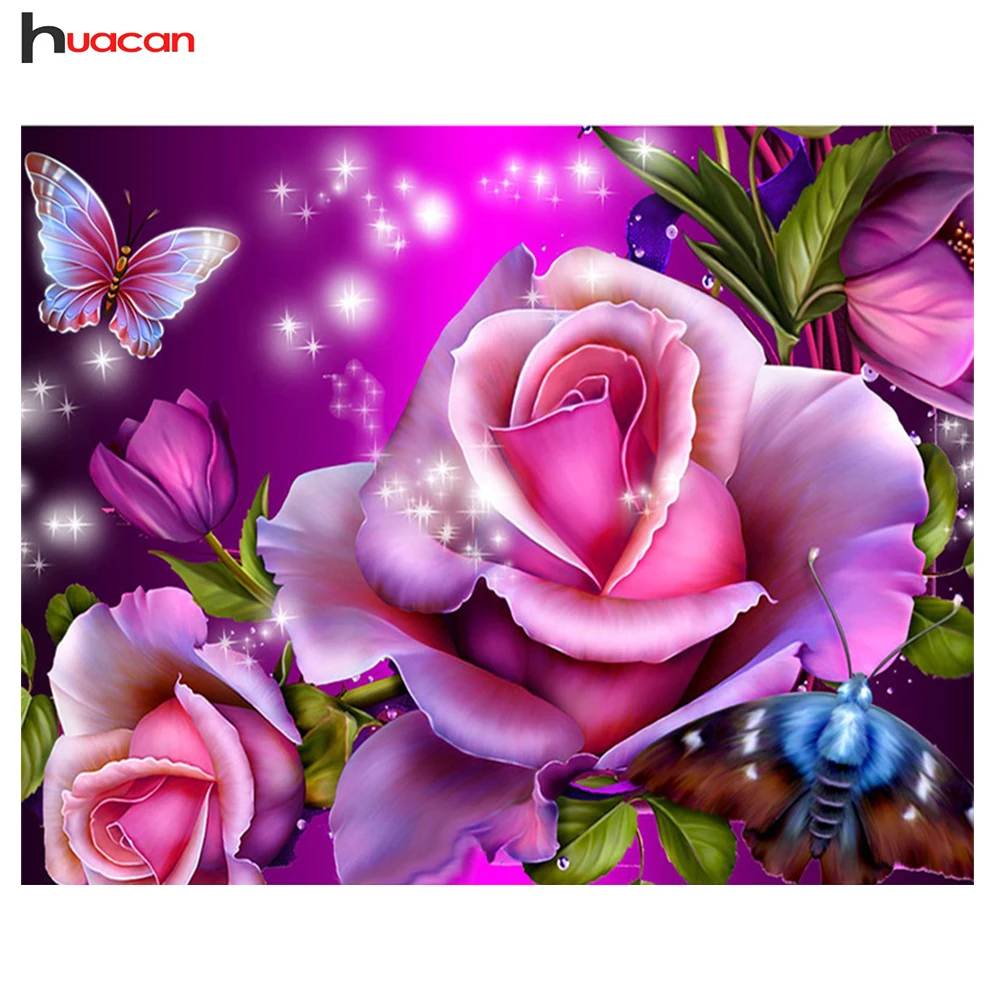 Huacan,Diamond Painting Cross Stitch"Flower"Needlework Craft Mosaic Pattern,Square Diamond Embroidery Pink Rose Home Decoration
Huacan,Diamond Painting Cross Stitch"Flower"Needlework Craft Mosaic Pattern,Square Diamond Embroidery Pink Rose Home Decoration