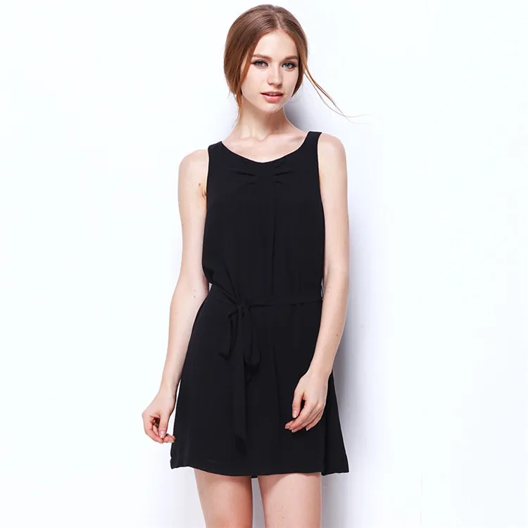 2019 Summer Women's Slim Solid Color A-line Sling Mini Dress Female O-neck Tide Europe And America Chiffon Sleeveless Dresses
2019 Summer Women's Slim Solid Color A-line Sling Mini Dress Female O-neck Tide Europe And America Chiffon Sleeveless Dresses