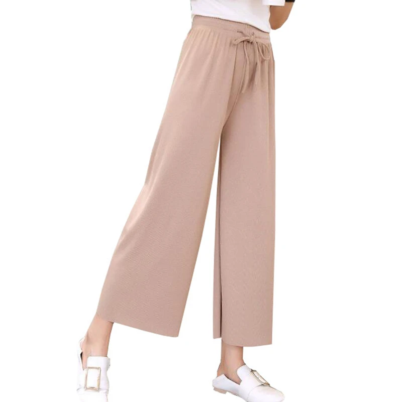 CUHAKCI Casual Leggings Elegant Full Length Summer Wide Leg Pants Women High Waist Vacation Elastic Pleated Pants Loose Trousers
CUHAKCI Casual Leggings Elegant Full Length Summer Wide Leg Pants Women High Waist Vacation Elastic Pleated Pants Loose Trousers