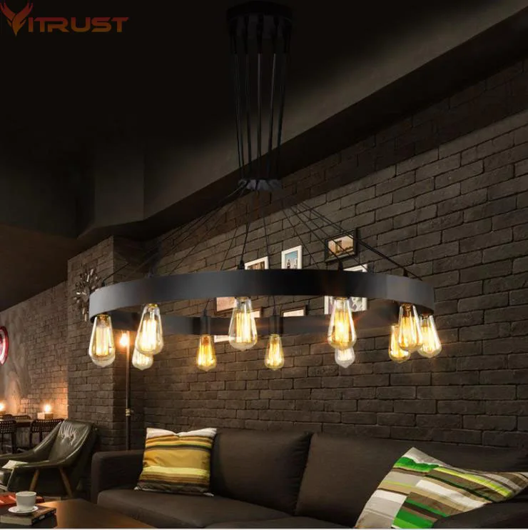 Industrial Chandelier Lighting Hanging Lamp lustrespara sala Hanglamp Vintage Home Wheel Lamps Loft Living Dining Room Cafe
Industrial Chandelier Lighting Hanging Lamp lustrespara sala Hanglamp Vintage Home Wheel Lamps Loft Living Dining Room Cafe