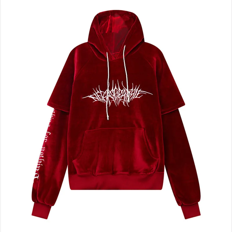 New Winter Hoodies Women Clothes Harajuku Velour Embroidery Hooded Sweatshir Tops Plus Size Loose Long-sleeved Casual Coat LR311
New Winter Hoodies Women Clothes Harajuku Velour Embroidery Hooded Sweatshir Tops Plus Size Loose Long-sleeved Casual Coat LR311