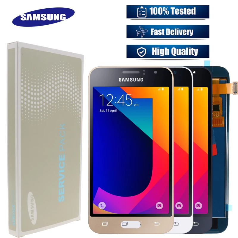 ЖК дисплей с дигитайзером сенсорного экрана для SAMSUNG GALAXY J1 2016 J120 J120f J120M J120H Samsung