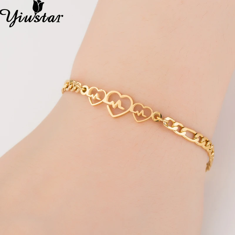 Yiustar Sweet Elegant Cute Generous Gold Hollow Heart Bracelet New Charm Exquisite Bracelets For Women Girls Love Family Gifts
Yiustar Sweet Elegant Cute Generous Gold Hollow Heart Bracelet New Charm Exquisite Bracelets For Women Girls Love Family Gifts