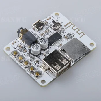 Bluetooth audio receiver board with USB decoding before the class output SANWU TF card original producer
Bluetooth audio receiver board with USB decoding before the class output SANWU TF card original producer