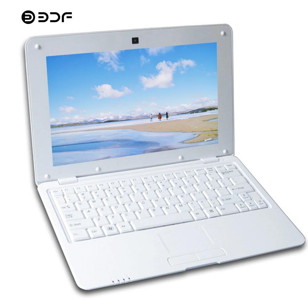 

BDF 10.1 Inch notebook Android 6.0 laptop 1GB+8GB Quad Core Keyboard mouse Wi-fi Mini Netbook Bluetooth RJ45