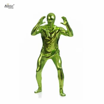 Ainclu Fullbody Grass green Glue Metallic Zentai for Hallween Shiny Spandex Spandex Long Sleeve Male Sexy Jumpsuit
Ainclu Fullbody Grass green Glue Metallic Zentai for Hallween Shiny Spandex Spandex Long Sleeve Male Sexy Jumpsuit