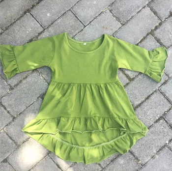 long sleeve High Low Top pictures for children gown ruffle sleeve Boutique Baby cotton baby flutter Tops
long sleeve High Low Top pictures for children gown ruffle sleeve Boutique Baby cotton baby flutter Tops
