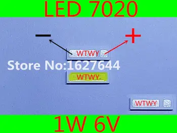 500pcs EVERLIGHT LED 7020 LED Backlight TV High Power 1W 6V LED Backlight Cool white For LED LCD TV Backlight Application
500pcs EVERLIGHT LED 7020 LED Backlight TV High Power 1W 6V LED Backlight Cool white For LED LCD TV Backlight Application