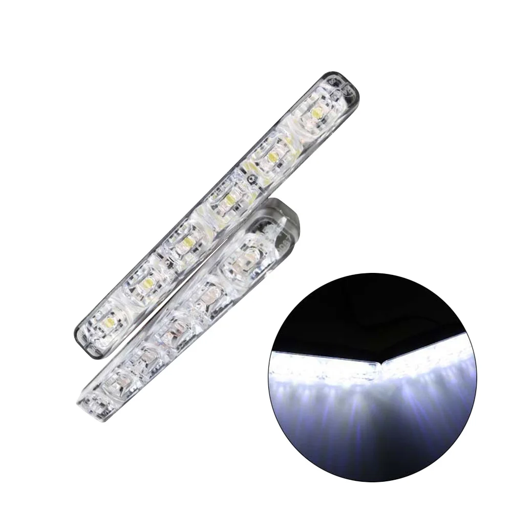 1 Pair DRL LED Car Daytime Running Lights 6 LEDs DC 12V Auto Fog Light Driving Lamps Car-syling Super Bright
1 Pair DRL LED Car Daytime Running Lights 6 LEDs DC 12V Auto Fog Light Driving Lamps Car-syling Super Bright