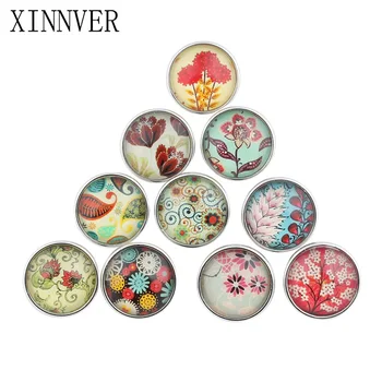 10 Pcs/lot Beautiful Flower Snap Button 18MM Round Glass Xinnver Snap Jewelry Flower Snap Fit Snap Bracelet ZB315
10 Pcs/lot Beautiful Flower Snap Button 18MM Round Glass Xinnver Snap Jewelry Flower Snap Fit Snap Bracelet ZB315