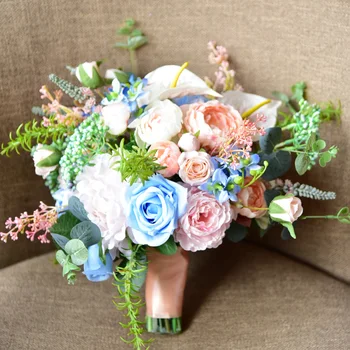 ( 3pcs ) Big size ! 35cm artificial flowers wedding bridal bouquet large wedding flower bouquet Wedding bride supplies champagne
( 3pcs ) Big size ! 35cm artificial flowers wedding bridal bouquet large wedding flower bouquet Wedding bride supplies champagne