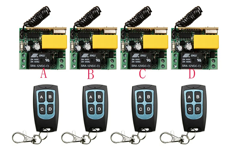 AC220V 1CH 1Channe RF wireless remote control switch System Transmitter+Receiver,315/433 MHZ /lamp/ window/Garage Doors shutters
AC220V 1CH 1Channe RF wireless remote control switch System Transmitter+Receiver,315/433 MHZ /lamp/ window/Garage Doors shutters